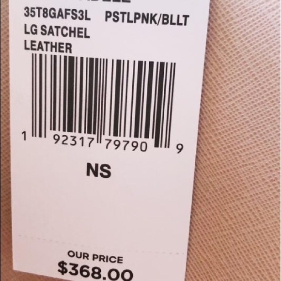 New! Michael Kors Large Leather Satchel - Picture 5 of 5